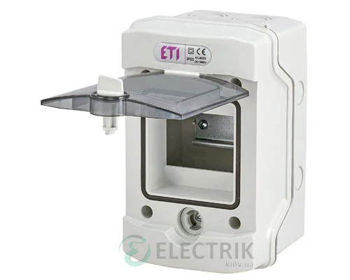 Пластиковий щит зовнішнього виконання ECH 4G (4 М IP65) ETI 001101060