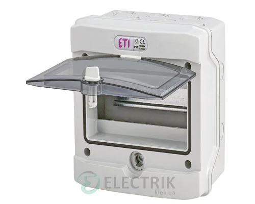Пластиковий щит зовнішнього виконання ECH-8Gu (8 М IP65) ETI 001101171