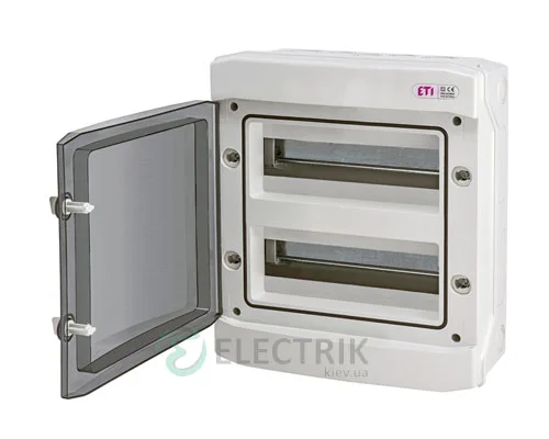 Пластиковий щит зовнішнього виконання ECH 24PT (24 М IP65) ETI 001101063