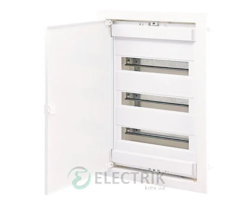 Металопластиковий електрощит ECG42 36+6 М з металевою білою дверцятом ETI 001101027