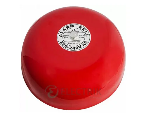 Звонок громкого боя EBL-2004 (∅CB-8) красный, АСКО-УКРЕМ