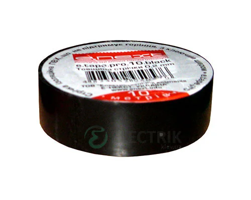 Изолента 0,2×19 мм черная (20 м) e.tape.pro.20.black, E.NEXT