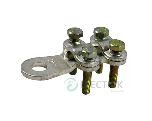 Наконечник e.end.stand.clamp.120.150 мідний лужений кабельний на винтах, E.NEXT