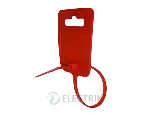 Хомут маркировочный красный e.dct.stand.5.250.red, E.NEXT