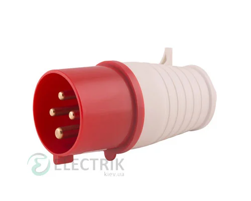 Магнітна переносна вилка e.plug.pro.4.32 (024) 3P+PE 32А 380В IP44, E.NEXT