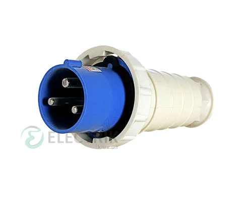 Магнітна переносна вилка e.plug.pro.3.63 (033) 2P+PE 63А 220В IP67, E.NEXT