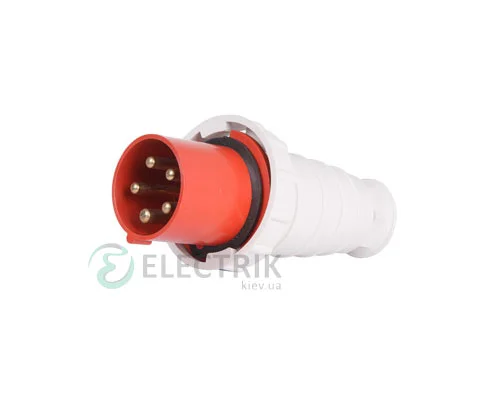 Магнітна переносна вилка e.plug.pro.5.63 (035) 3P+N+PE 63А 380В IP67, E.NEXT