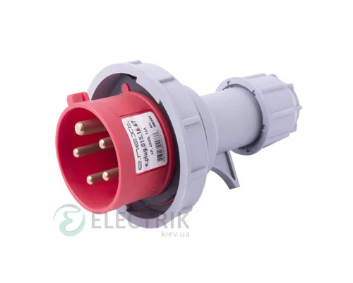 Магнітна переносна вилка e.plug.015.16.67 3P+N+PE 16А 400В IP67, E.NEXT