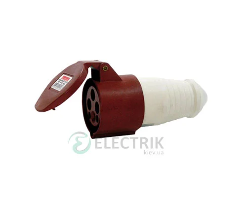 Мотоподібна силова розетка e.socket.pro.4.16 (214) 3P+PE 16А 380В IP44, E.NEXT