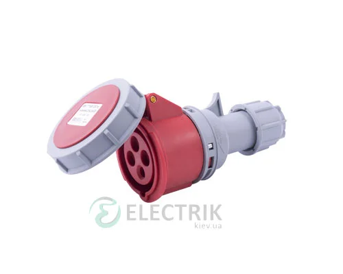 Мобільна силова розетка e.socket.214.16.67 3P+PE 16А 400В IP67, E.NEXT