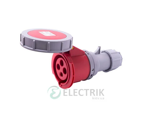 Мобільна силова розетка e.socket.224.32.67 3P+PE 32А 400В IP67, E.NEXT