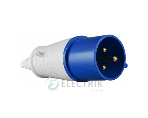 Вилка переносна ВП 32А/3 (023) 2P+PE 32А 250В IP44, АСКО-УКРЕМ