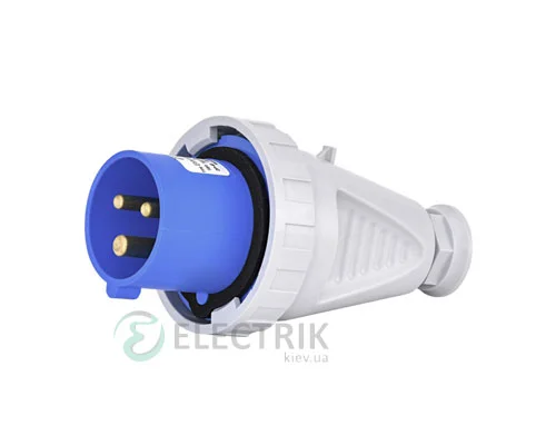 Вилка кабельна EVH-1632 IP67 (16A, 230V, 2P+PE), ETI (Словенія)