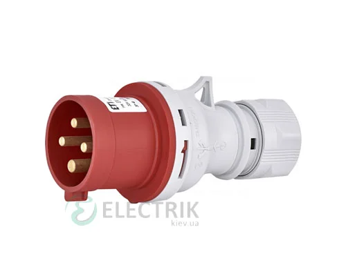 Вилка кабельна EV-3243 IP44 (32A, 400V, 3P+PE), ETI (Словенія)