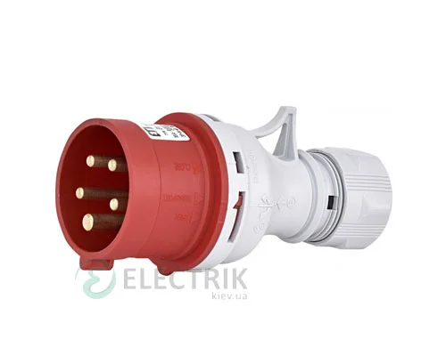 Вилка кабельна EV-3253 IP44 (32A, 400V, 3P+N+PE), ETI (Словенія)