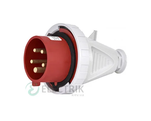 Вилка кабельна EVH-1653 IP67 (16A, 400V, 3P+N+PE), ETI (Словенія)