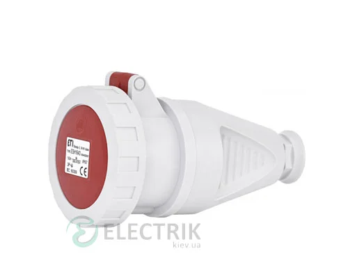 Розетка кабельна ESH-1643 IP67 (16A, 400V, 3P+PE), ETI (Словенія)