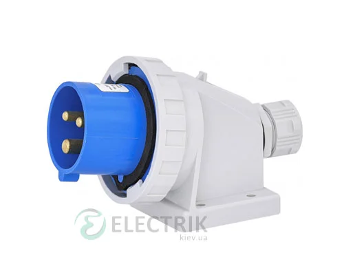 Вилка настінна EPH-1632 IP67 (16A, 400V, 2P+PE), ETI (Словенія)