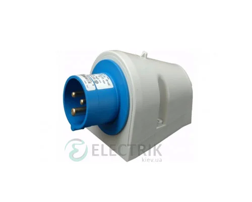 Вилка настінна EP-1632 IP44 (16A, 230V, 2P+PE), ETI (Словенія)