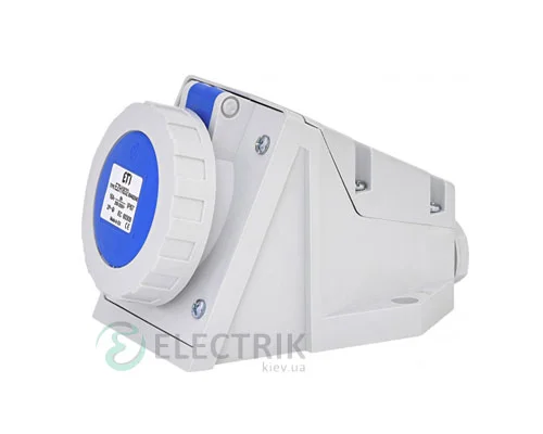 Настінна розетка EZH-1632 IP67 (16A, 230V, 2P+PE), ETI (Словенія)