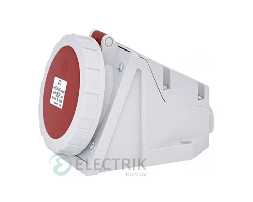 Розетка настінна EZH-1653 IP67 (16A, 400V, 3P+N+PE), ETI (Словенія)