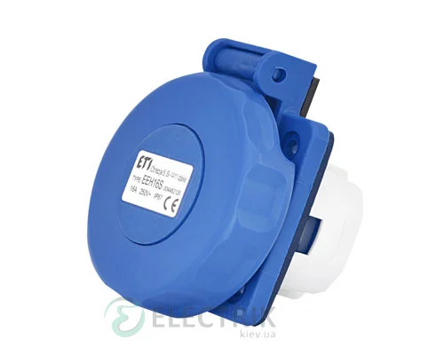 Вбудована розетка EEH-16S IP67 (16A, 250V, Schuko), ETI (Словенія)