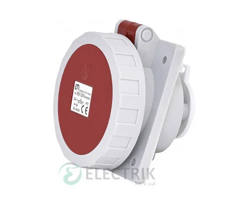 Розетка встраиваемая EEH-3253 IP67 (32A, 400V, 3P+N+PE), ETI (Словения)