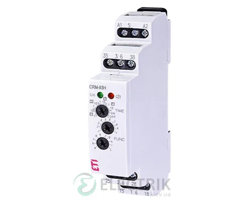 Багатофункціональне реле часу CRM-93H 230V/AC 3×8А, ETI (Словенія)