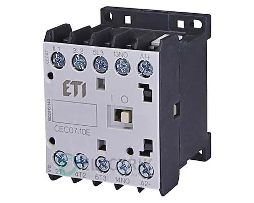Міні-контактор CEC 07.10 230V/AC 7A 3kW AC3, ETI