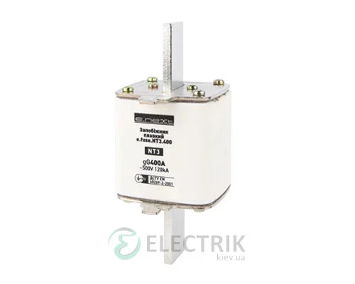 Запобіжник плавкий e.fuse.NT3.400, габарит 3, 400А, E.NEXT