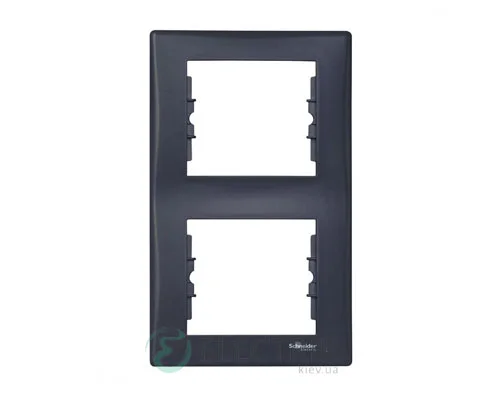 Рамка 2-постова вертикальна графіт, Sedna SDN5801170