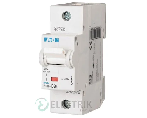 Автоматичний вимикач EATON PLHT-C50 (247985)
