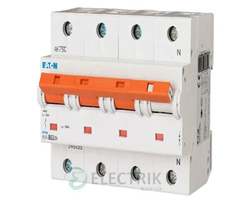 Автоматичний вимикач EATON PLHT-C63/3N (248064)