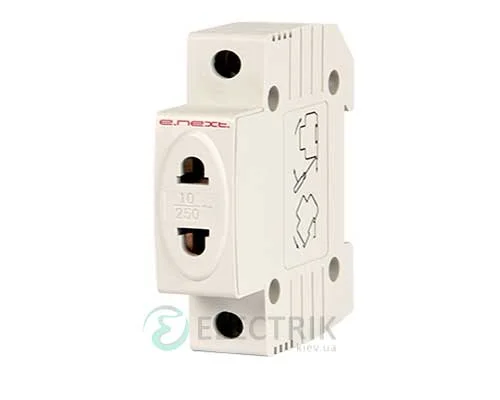Розетка на DIN-рейку e.socket.stand.din, 230 В