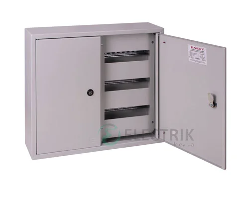 Металевий корпус e.mbox.pro.n.72z IP31 навісний на 72 модуля з замком (s0100207)