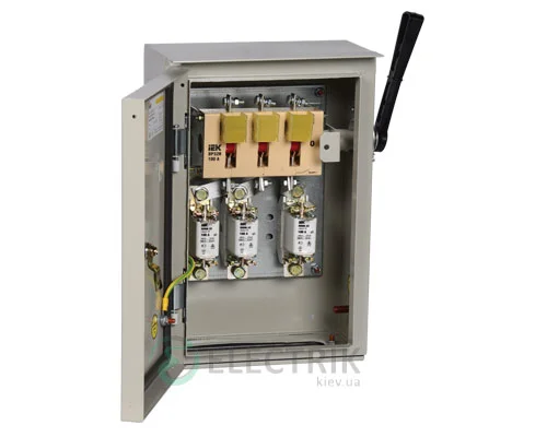 Ящик с рубильником и предохранителями ЯРП-100А 74 У2 IP54 UA IEK (YARP-100-74-54-U)