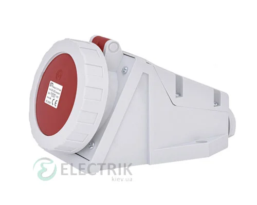 Розетка настінна EZH-3253 IP67 (32A, 400V, 3P+N+PE), ETI (Словенія)