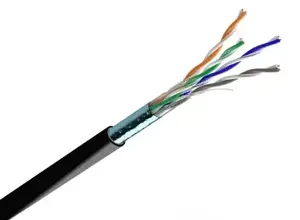Кабель ФТП наружный Category 5e F/UTP PE 4х2х24 AWG (305м) ЗЗЦМ