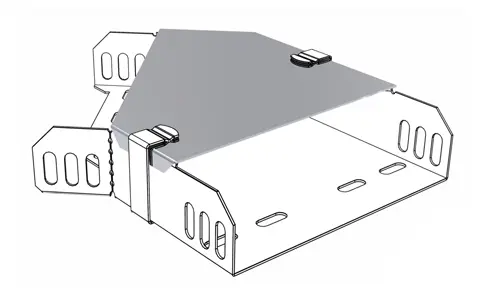 Кришка на кут горизонтальний 45° METAKSAN