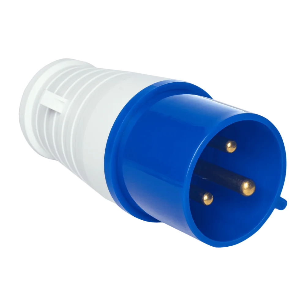Вилка переносна 2Р+РЕ 32А 220В IP44