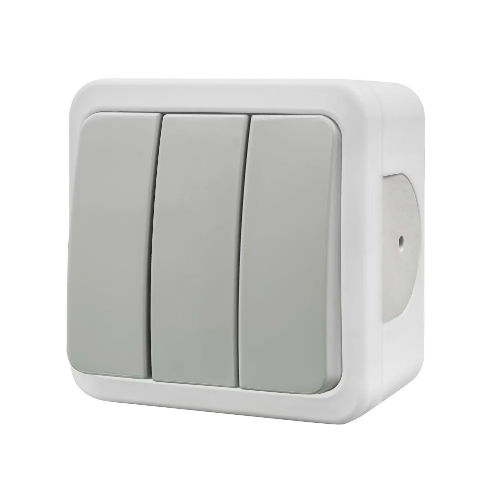 Выключатель внешний 3кл. MULTIMA Белый IP22, NE-AD