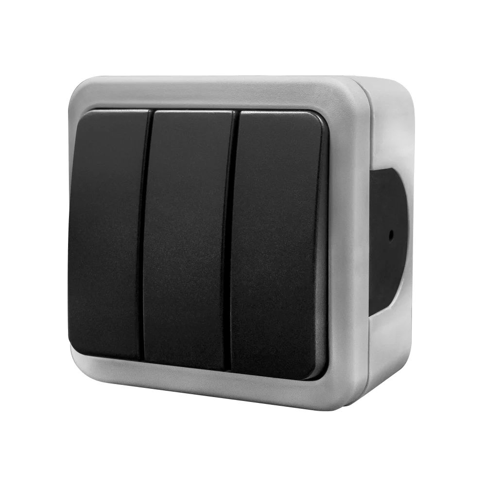 Выключатель внешний 3кл. MULTIMA Серый IP22, NE-AD