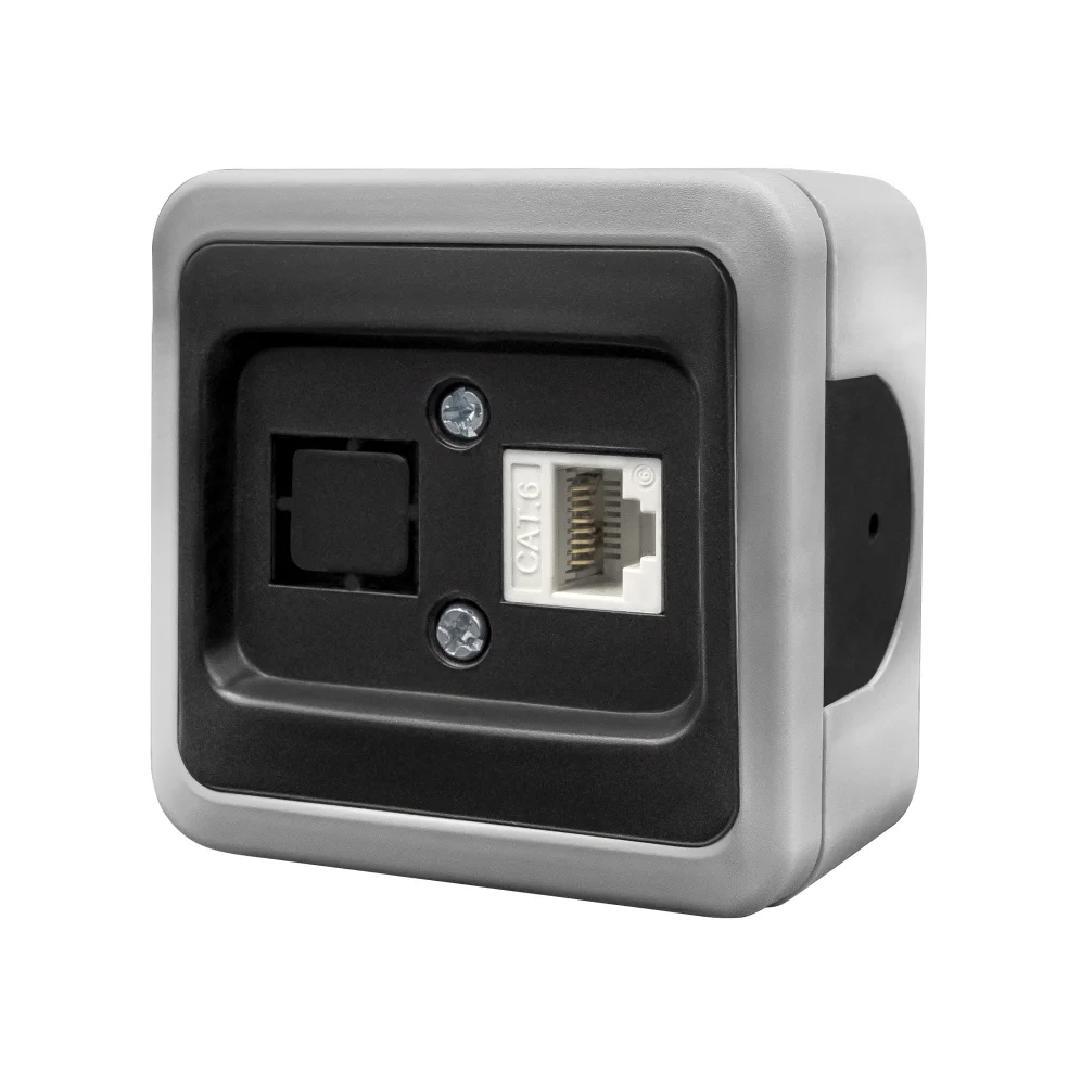 Розетка внешняя компьютерная (CAT6) MULTIMA Серый IP22, NE-AD