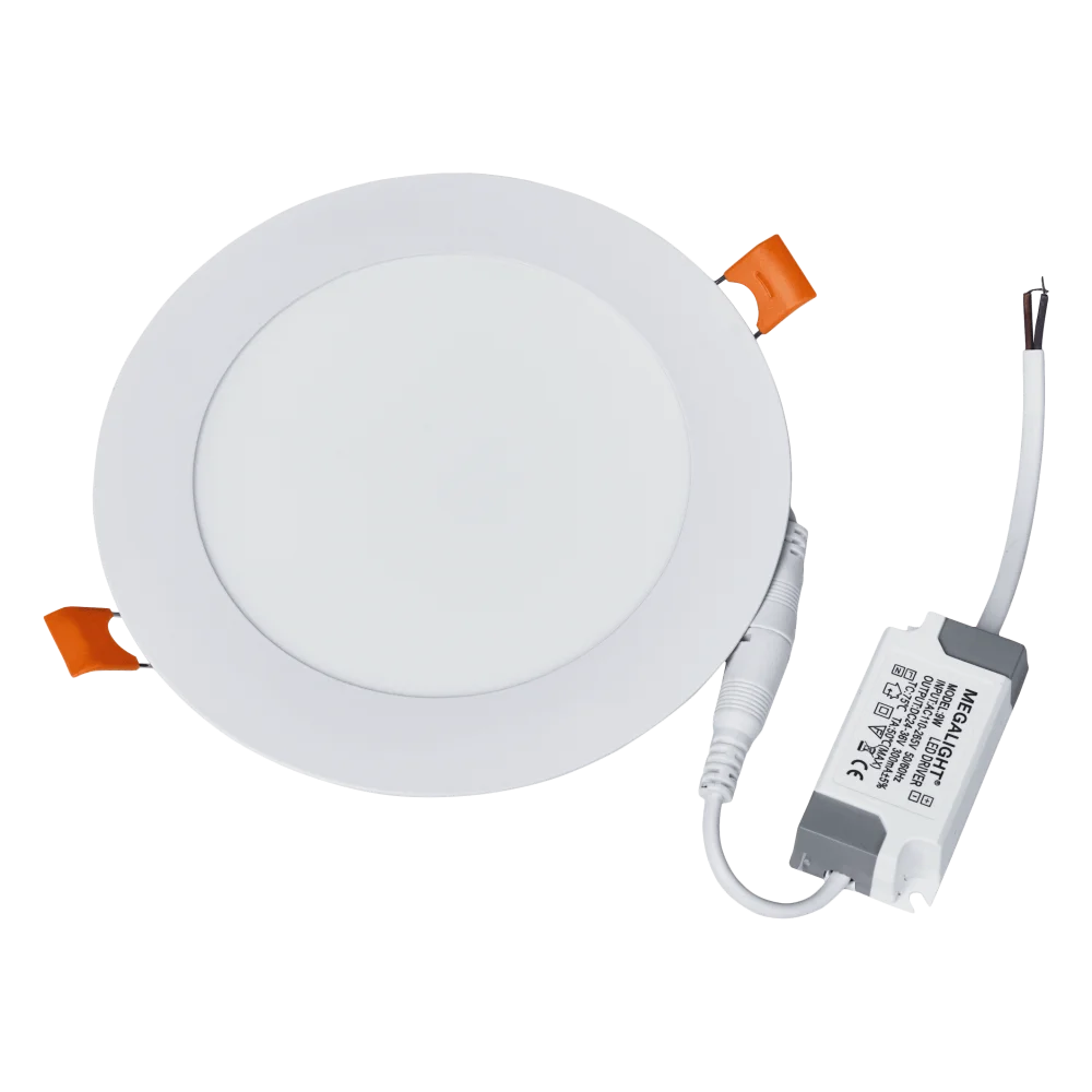 Світлодіодний вбудований круглий LED-світильник 9Вт 6500К MEGALIGHT ROUND-B