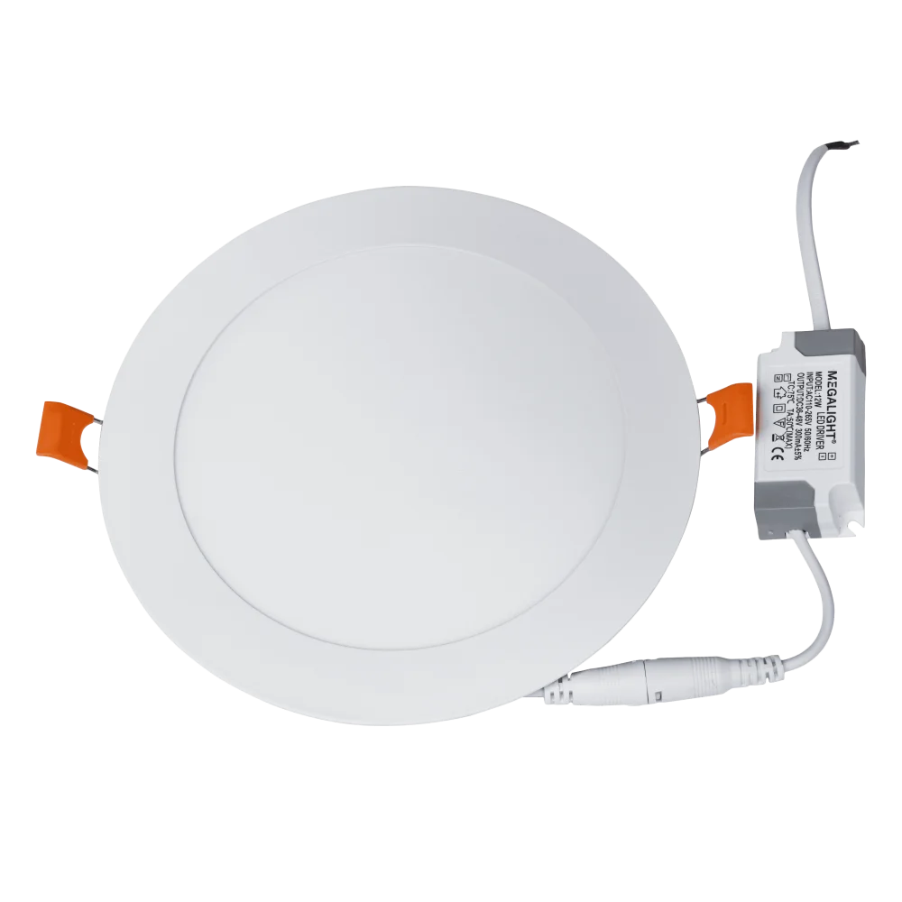 Світлодіодний вбудований круглий LED-світильник 12Вт 6500К MEGALIGHT ROUND-B