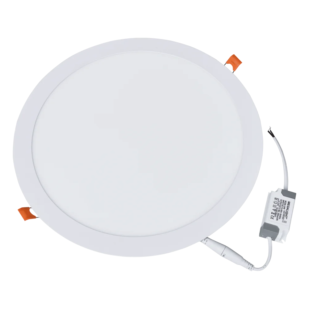 Світлодіодний вбудований круглий LED-світильник 24Вт 6500К MEGALIGHT ROUND-B