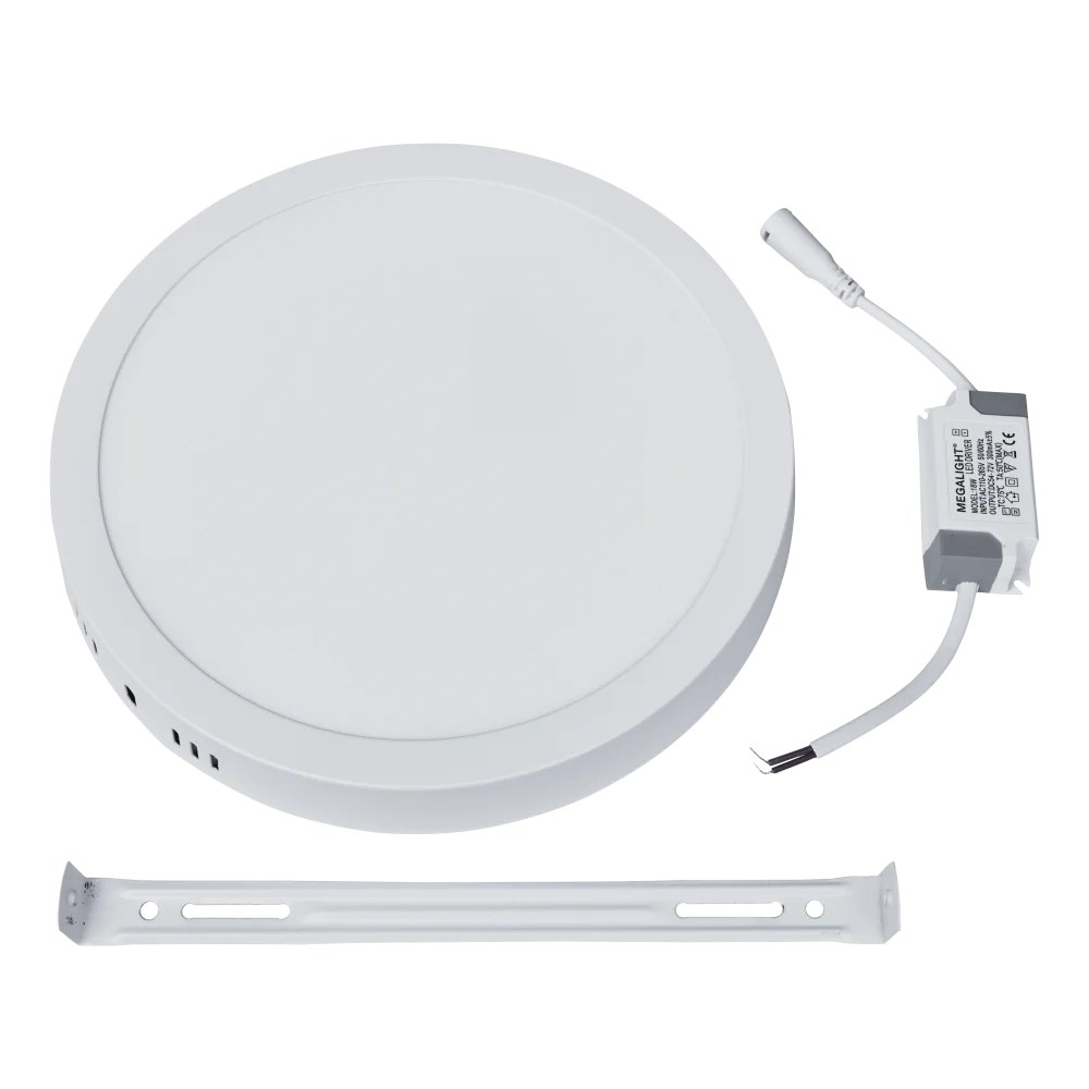 Светодиодный накладной круглый LED-светильник 18Вт 6500К MEGALIGHT ROUND-O