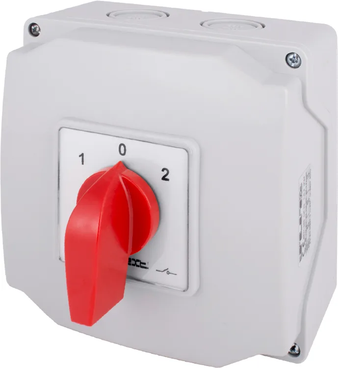 Пакетний перемикач LK40/3.323-ОВ/45 в корпусі, 3p, 1-0-2, 40А, IP44
