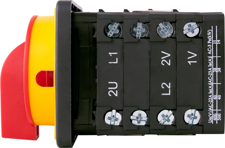 Пакетний перемикач LK63/4.322-ZК/45 щитовий, з передньою панеллю (під пломбування), 0-1-2, 63А — фото 2