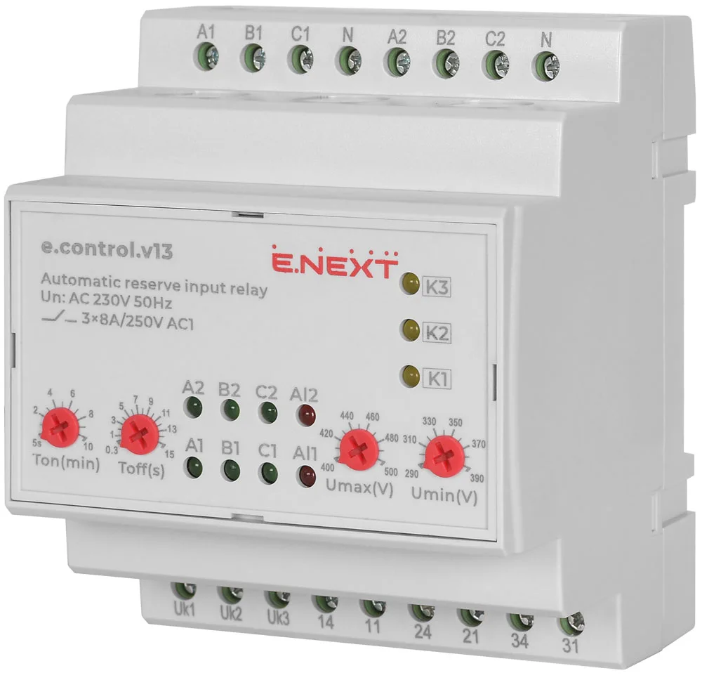 Реле автоматичного вводу резерву секційне e.control.v13